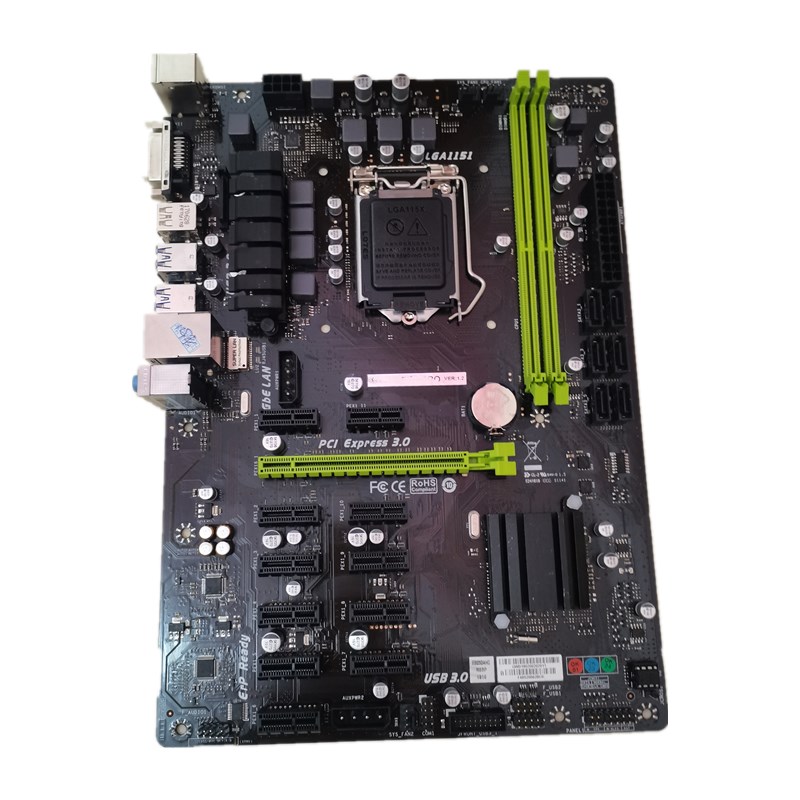Лучшая цена B250A-BTC PRO добыча материнская плата для 12GPU майнинга биткоинов