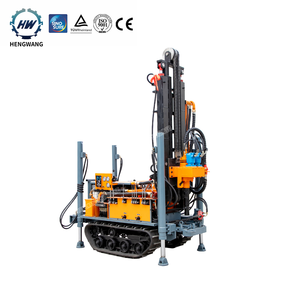 Небольшая буровая установка Hengwang crawler water well dth