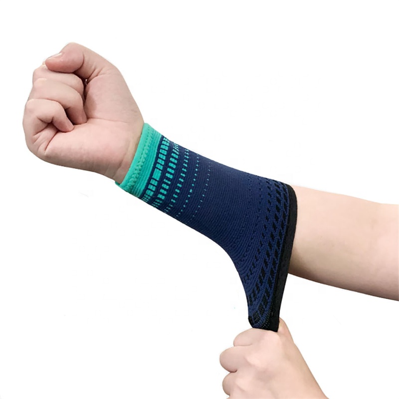 New styles Colorful High Elastic Sports Wrist Sweatbands long breathable Wrist Brace