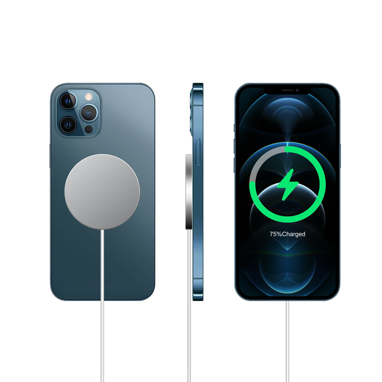 Магнитное Беспроводное зарядное устройство Magsafing для iphone 12 Pro Max, 15 Вт
