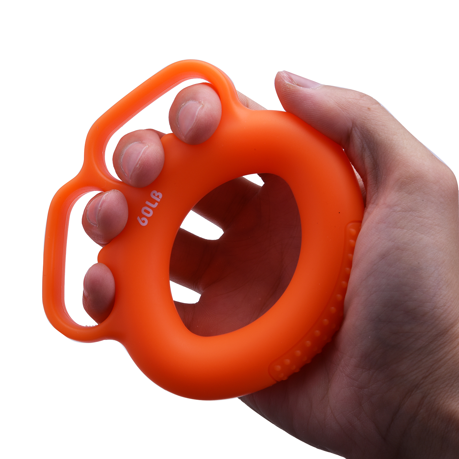 New Silicone O Hand Grips Forearm Carpal Expander Power Exercise Gym Fitness Ring Grip Finger Muscle Workout 30/40/50/60 LB
