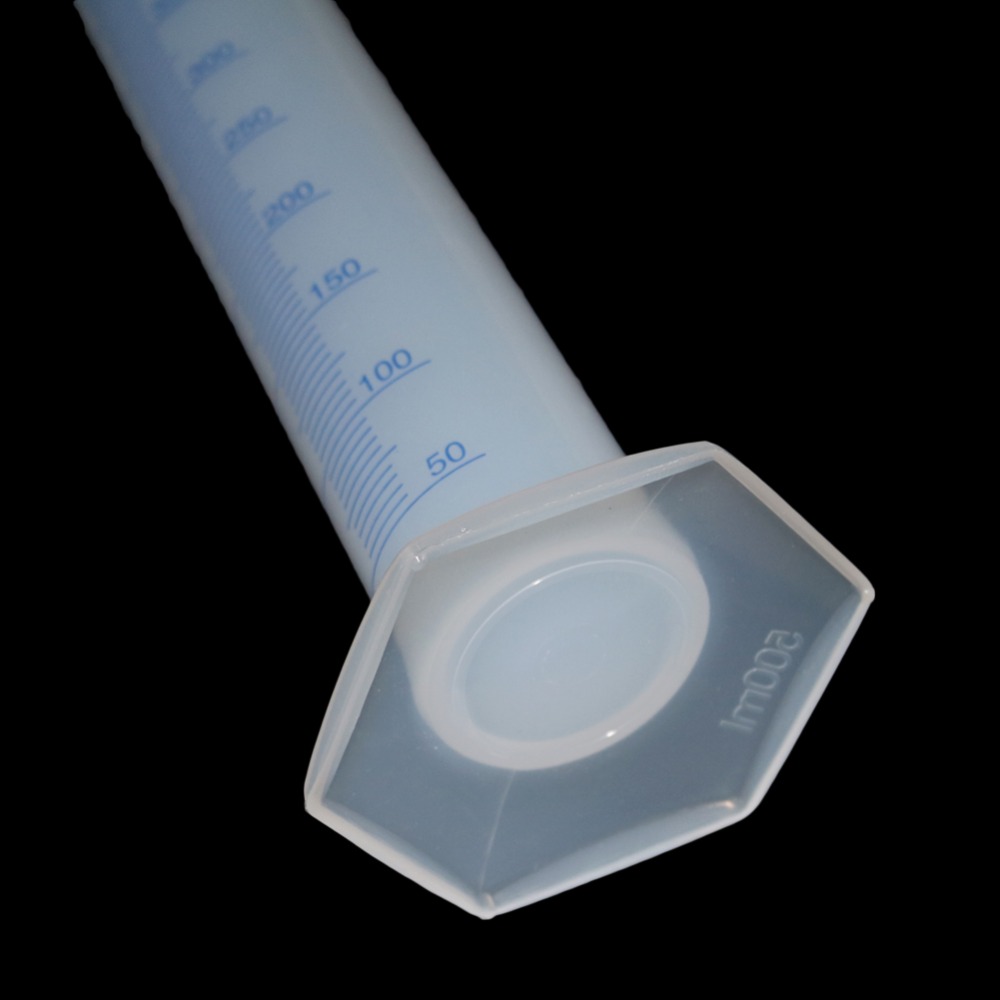 HAIJU LAB 10 мл, 25 мл, 50 мл, 100 мл, 250 мл, 500 мл, 1000 мл прозрачный белый пластиковый цилиндр для измерения жидкости для лабораторных инструментов
