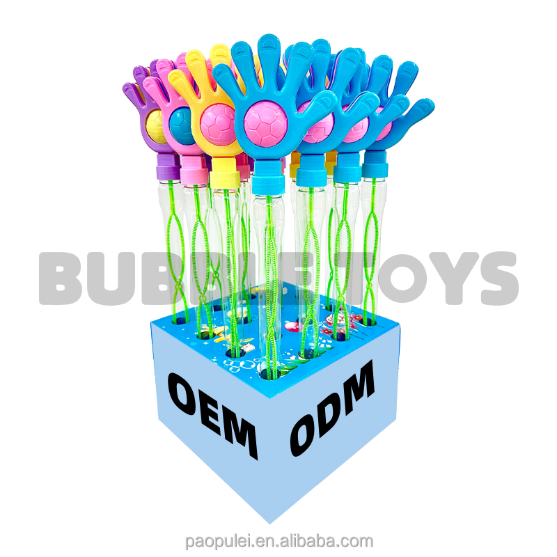 Factory Direct Sales 46cm Cartoon Bubble Wand Stick Children's Outdoor Magic Bubble Blowing Toy