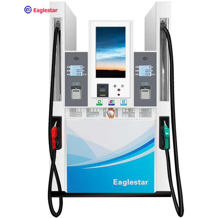 Мультимедийный самообслуживания бензиновый насос EG7 plus, топливный диспенсер с рекламным дисплеем на Филиппинах