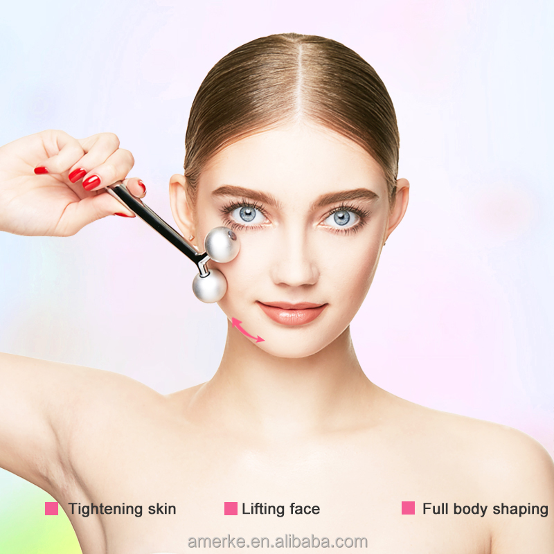 2021 new beauty products mini roller face roller gua sha Y shape cold face roller