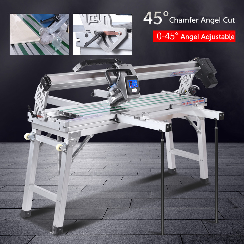 Automatical 60mm thick Tiles Cutter 1200mm Professional Multifunctional Stone Cutting Machine