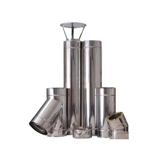hot selling fireplace factory direct sale Stainless steel insulated stove chimneys pipe