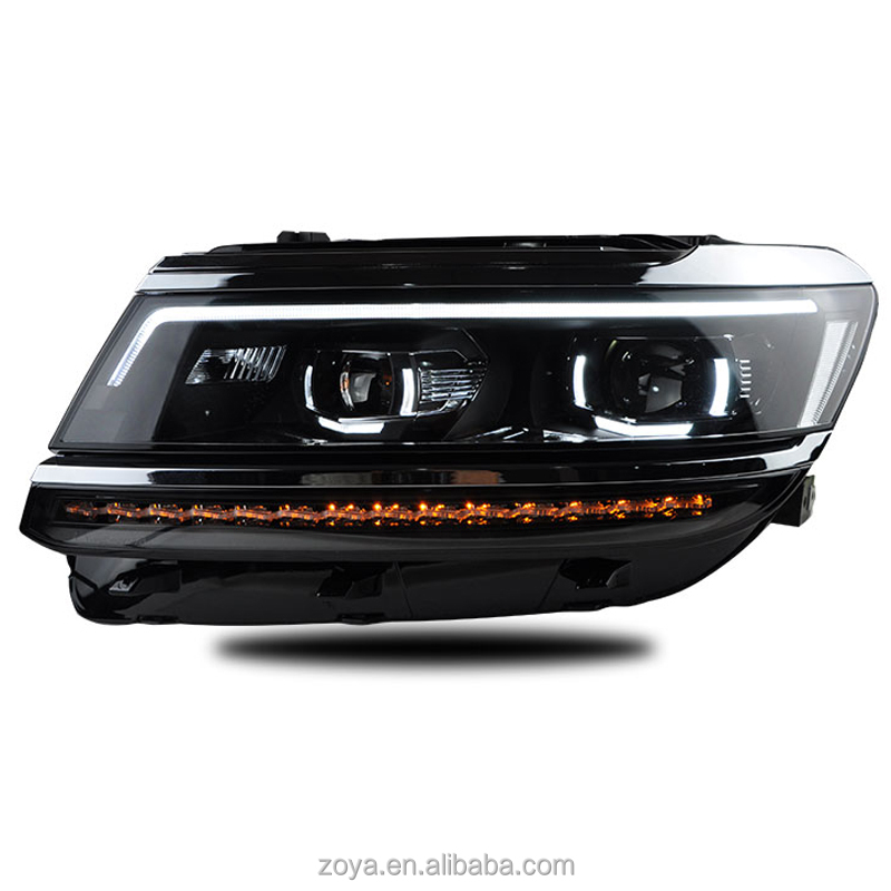 Headlight assembly xenon headlight conversion LED daytime running light lens tuning light for 17-18 models TiguanL