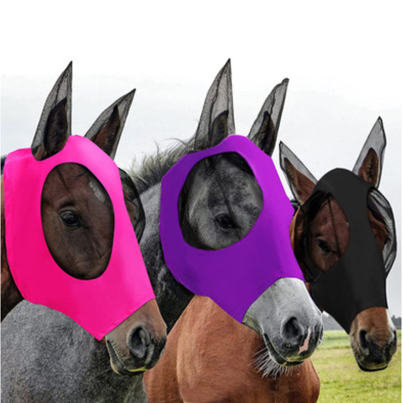 Amazon Best Seller Breathable Nylon Horse Fly Mask