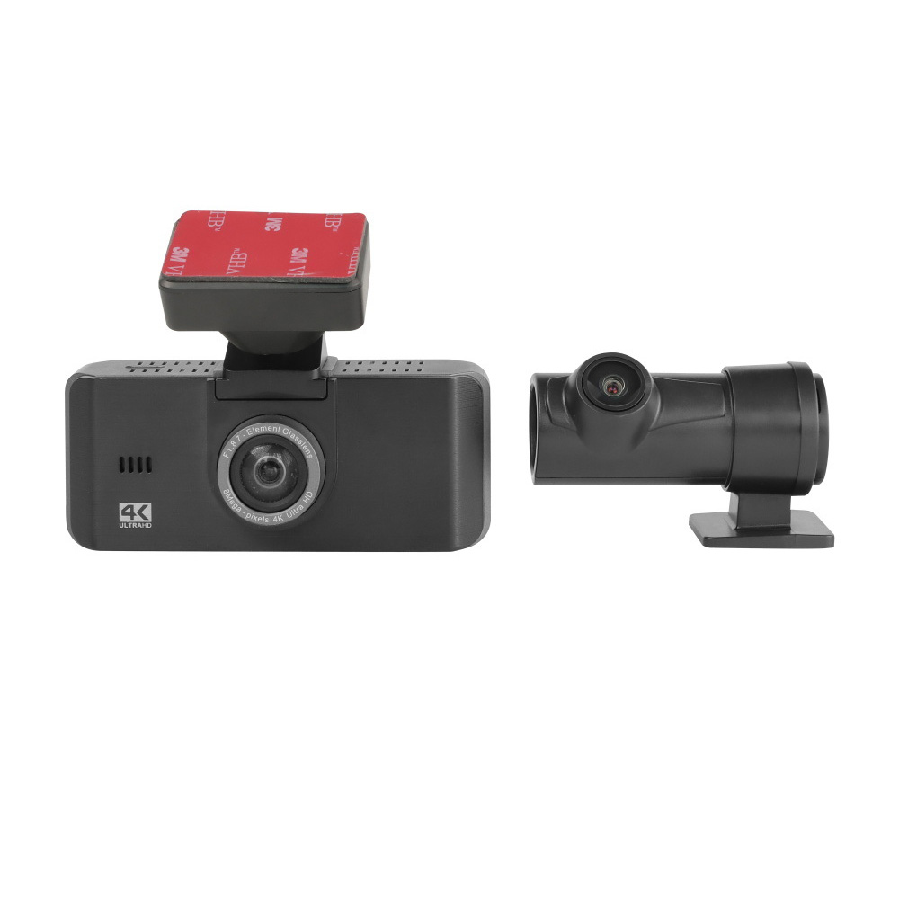 Двойной Dash Cam 4k Wi-Fi, GPS и 3 дюймовый Dash для камеры с ЖК-дисплеем и ночное видение 4K Dash Cam передние и задние шины 4k