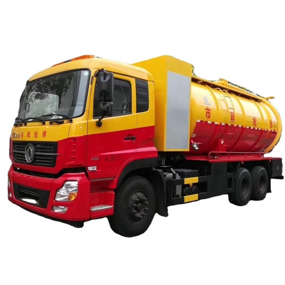 Dongfeng 6X4 16CBM вакуумная илососная машина-натриевый вкладыш GCL