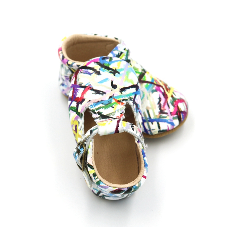 Hot Selling School Zipper Design Pink Ballet Baby Girl Dress Shoes