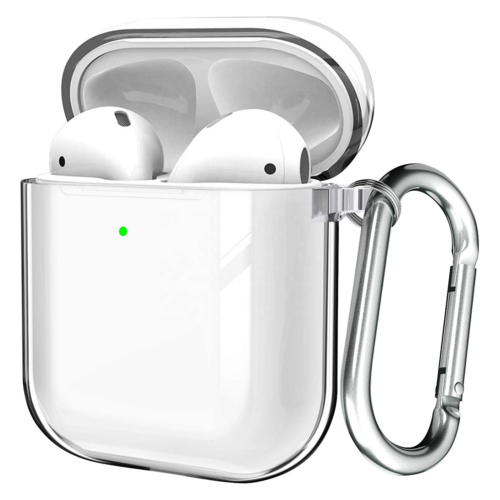 Привлекательная цена, новый тип, жесткий кристально чистый чехол для Airpods 2