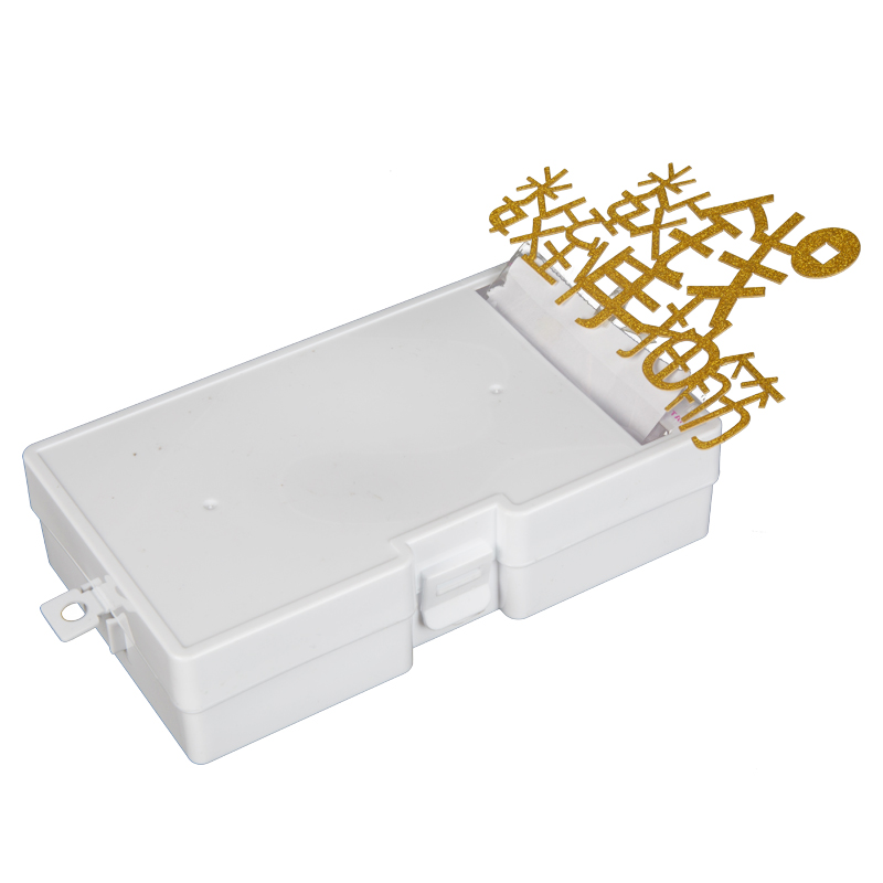 Draw money plastic box six or eight inches gift device birthday cake decoration draw money bag ornament