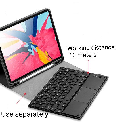 Высокое качество для Ipad 10,2 2019 новый Ipad беспроводной Bluetooth трекпад чехол для клавиатуры