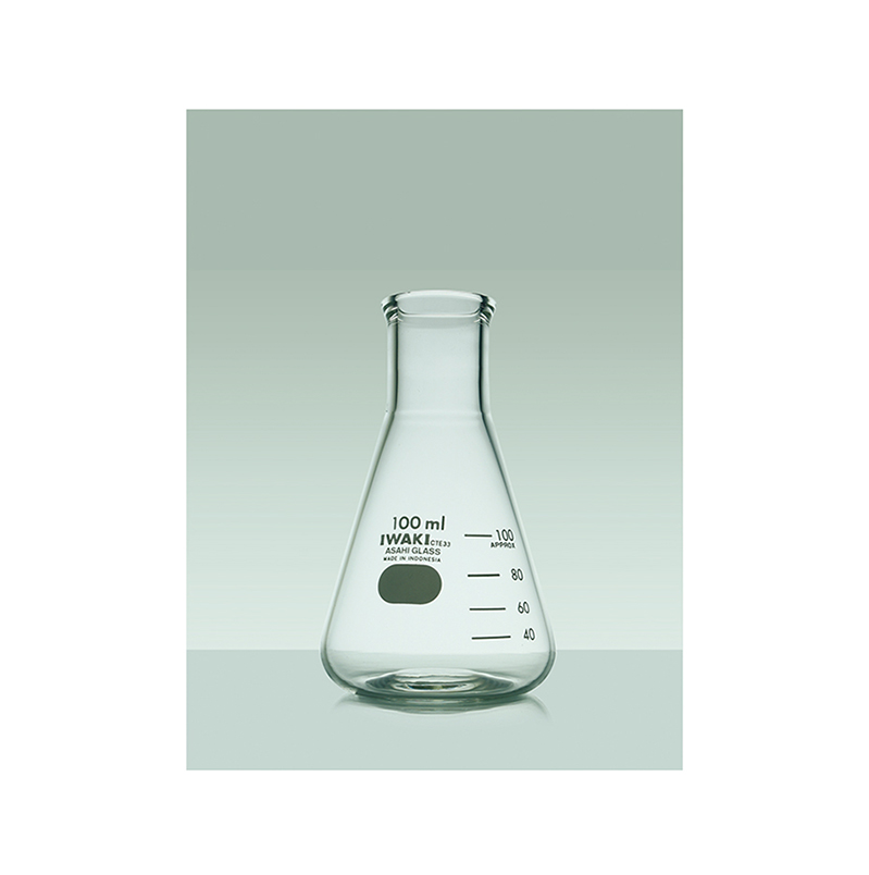 IWAKI ERLENMEYER фляга гарантия качества прозрачная фляга стеклянная бутылка