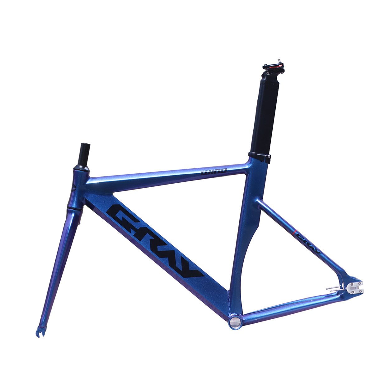 Велосипед Fixie 48 см 52 см 56 см рама односкоростная велосипедная Рама с углеродным волокном вилка из алюминиевого сплава Трековый велосипед