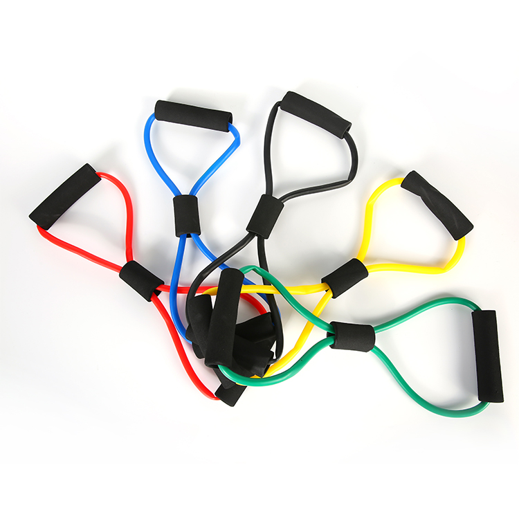 RTS 8-Shaped Yoga Chest Expander Muscle Exercise Training Elastic Resistance Back Stretch Band Pull Rope