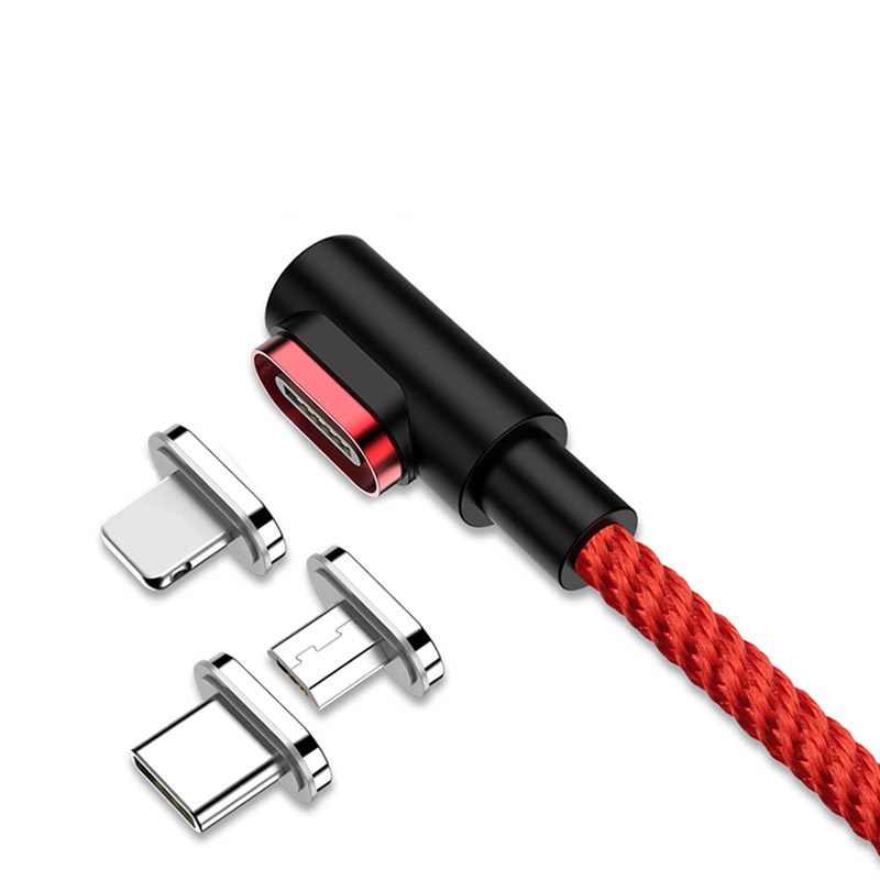 PUJIMAX 3 IN 1 Magnetic Charge Cable Fast Charging USB Type C Cable Magnet Micro USB Data Charging Wire Mobile Phone USB Cable