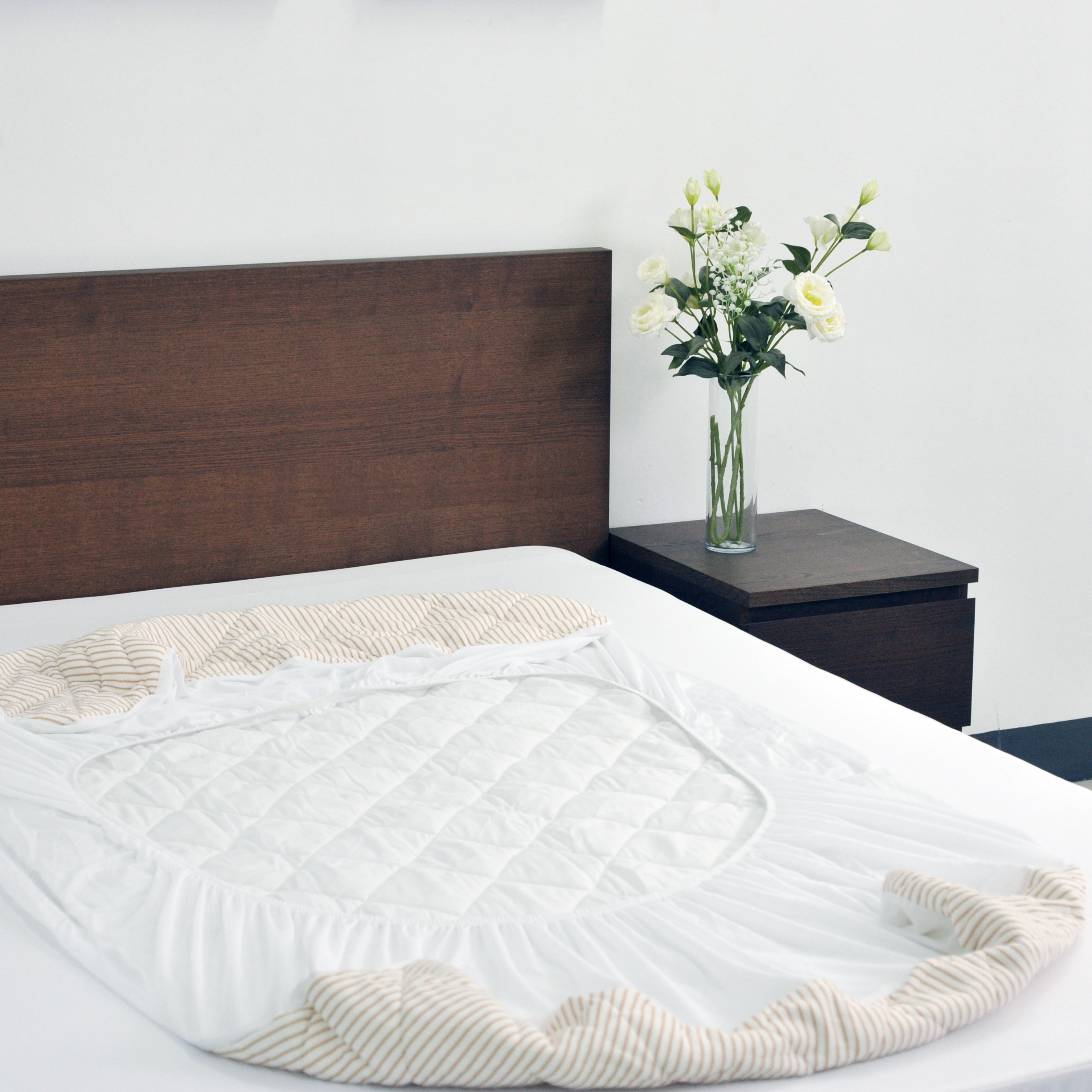 Cheap Sets Bedding 100% Cotton Copper Ion Quilted Mattress Cover Copper Fiber Fabrics Hotel Cotton Bedding Sheet Set