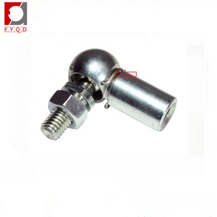 Белый оцинкованный CS8-CS19 серия 45 # сталь шаровой шарнир концевой фитинг