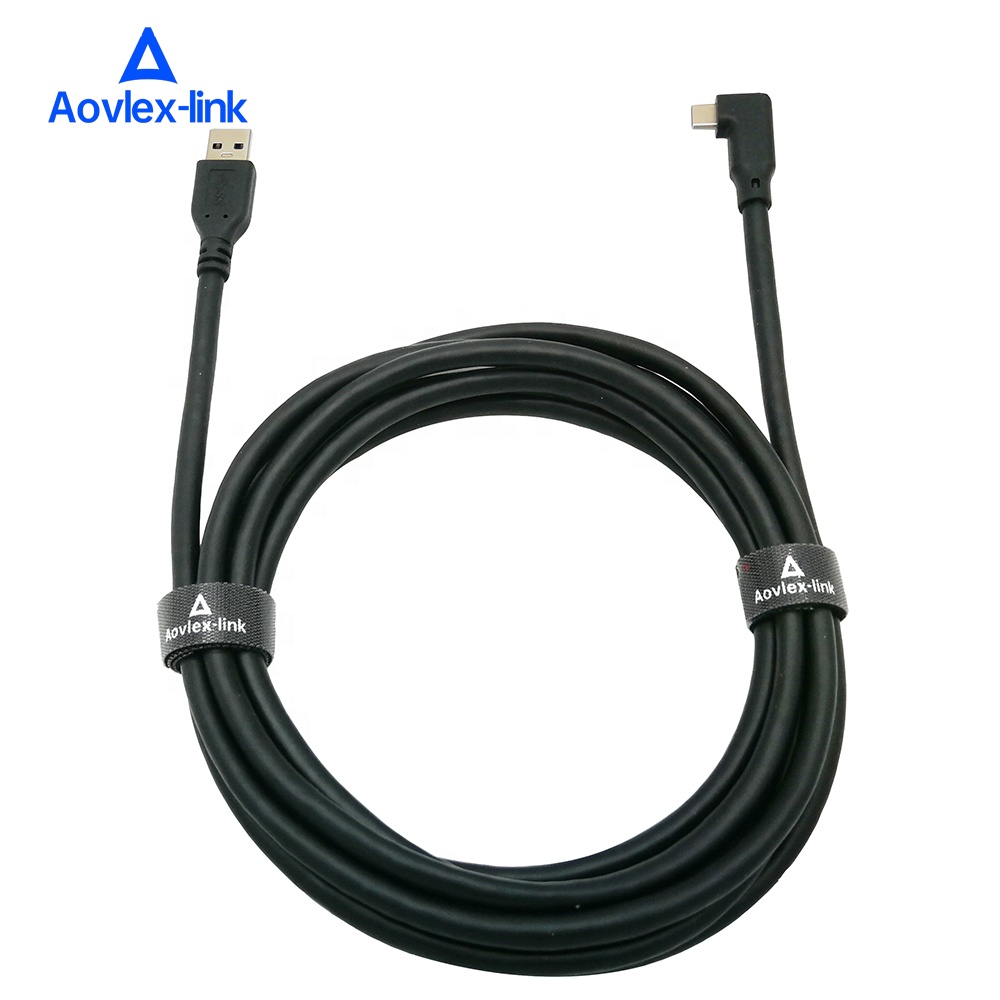 Провод для быстрой зарядки, кабель usb c, плетеный кабель usb c, кабель usb c, Колено 90, 5 А