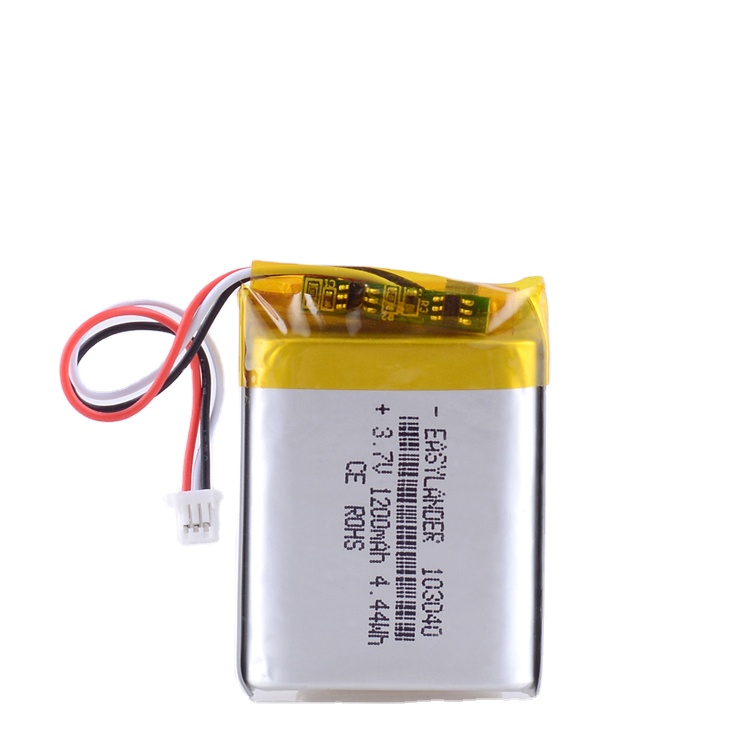 3,7 v литий-полимерный аккумулятор 103040 1,0 3p 3,7 V 1200 мА-ч