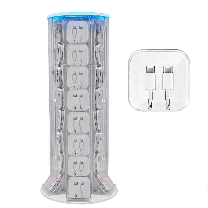 Factory High Quality Type C to Type C PD Charging usb cable in display for Iphone for Android Mobile Phones Usb Cable Type C