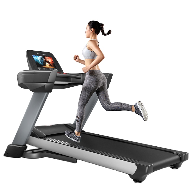 YPOO commercial luxury magnetic treadmill with tv gym training equipment factory price treadmill