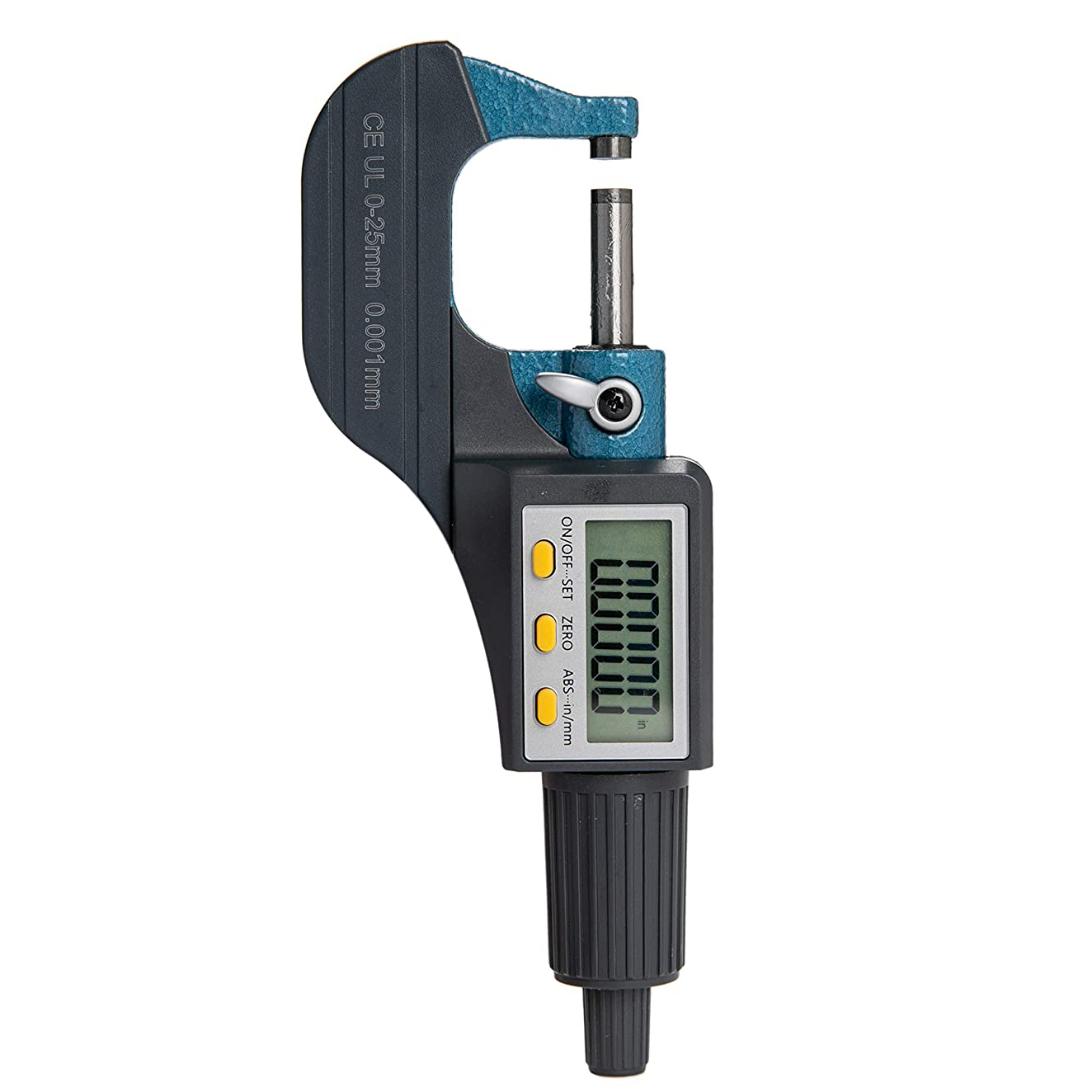 Electronic Display Micrometer 0-1" / 0-25mm Gauge 0.00004" / 0.001mm Thickness Measuring Tools