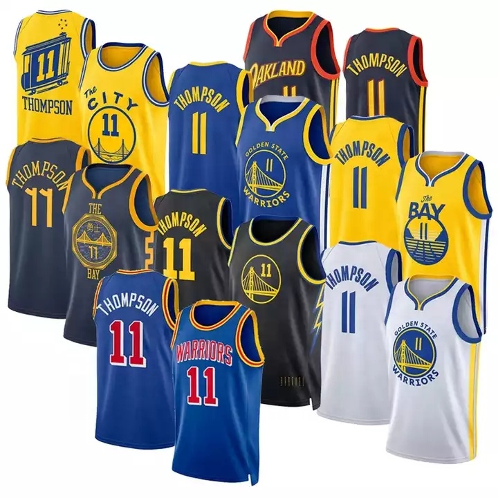 Форма New Season City Edition для Американского Спортивного баскетбольного Джерси Golden State Warrior Klay Томпсон 2022-23