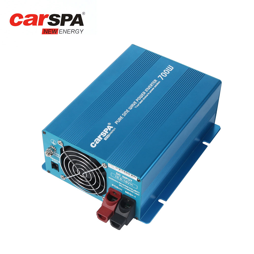 Преобразователь реальной мощности CARSPA 700 Вт от постоянного тока до переменного тока 12 В, 24 В, 48 В, цифровой дисплей