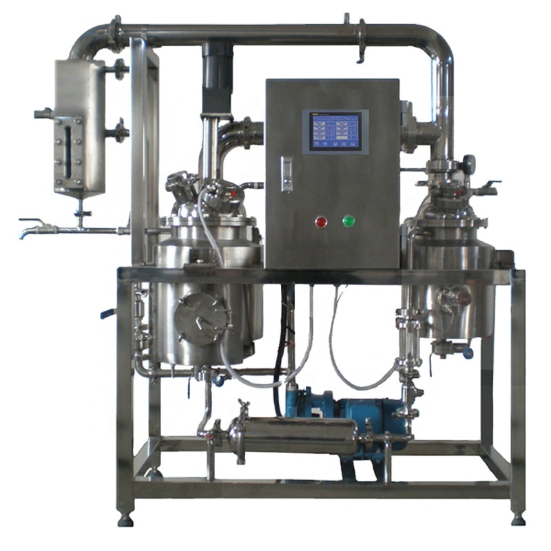 multifunctional herbs ultrasonic extracting concentrating machine