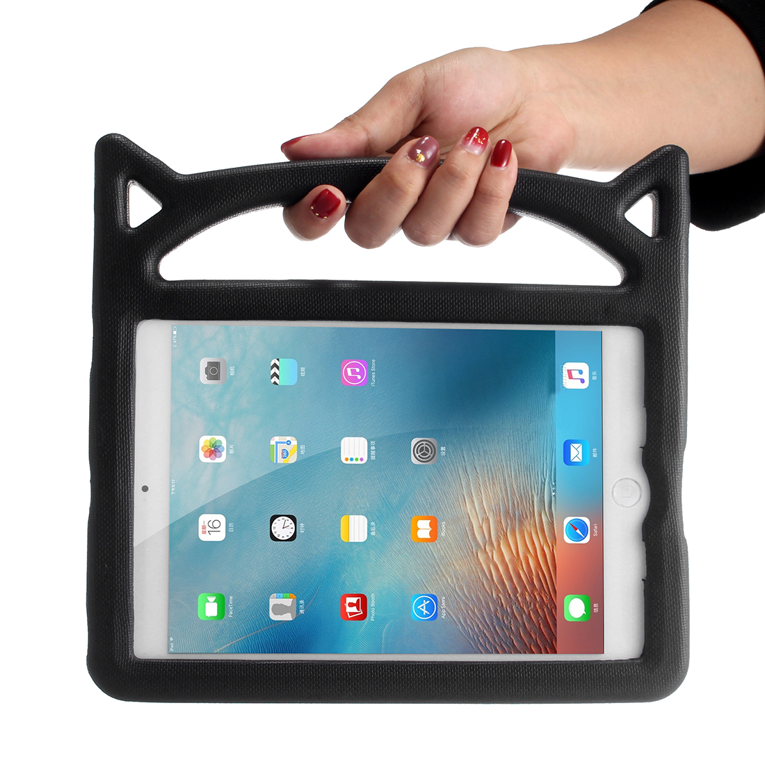 Customization Color Built In Screen Protector Tablet Cover Heavy Duty Kid EVA Foam Case for iPad Air 2 3 4 9.7 10.5 10.9 inch