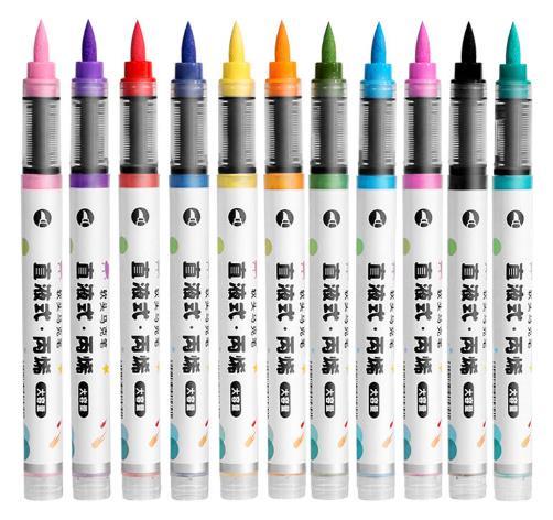 Direct-liquid type acrylic paint marker