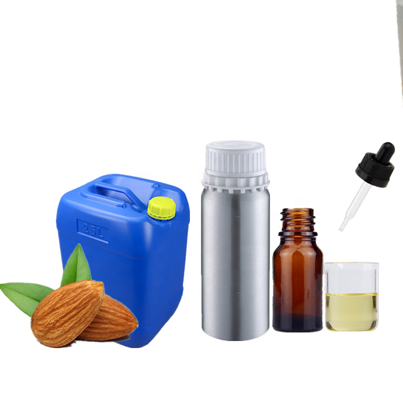 100% Pure Sweet Almond Oil Cold Pressed Beauty Skin Moisturizing Body Carrier Oil With Free Sample