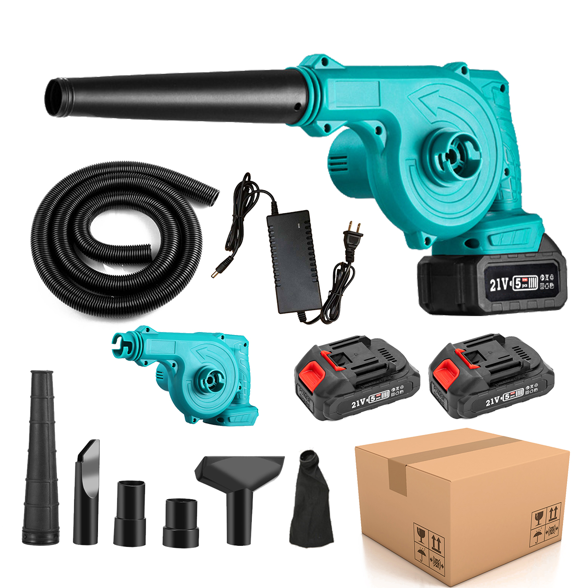 Cordless leaf air blowes terahertz machine blower hot air vacuum cleaner dust electric blower