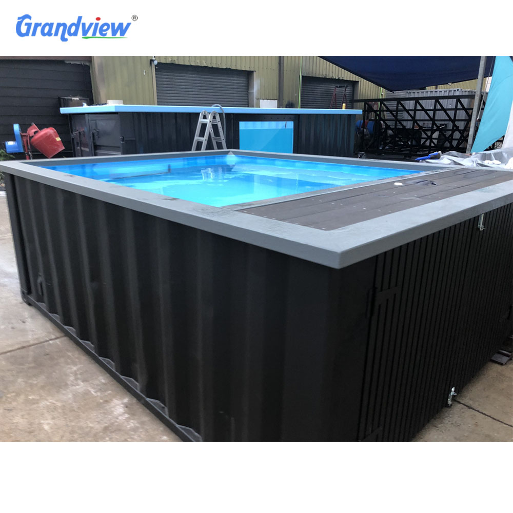 Grandview легкий для перемещения Контейнер Бассейн стальная конструкция для крыши