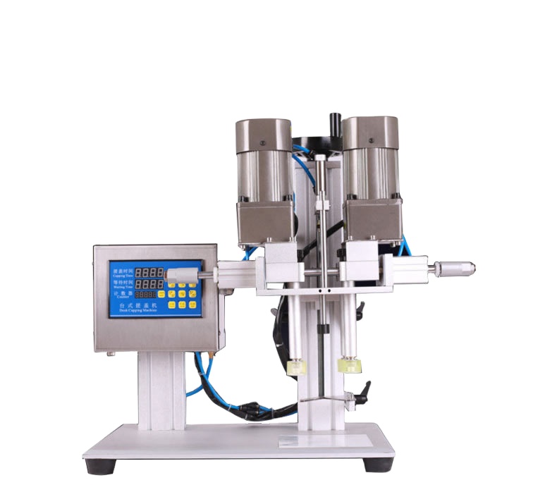 XLSGJ-6300 Desktop small liquid metal honey aluminum crimper manual pharmaceutical vial glass bottle semi automatic capping mach