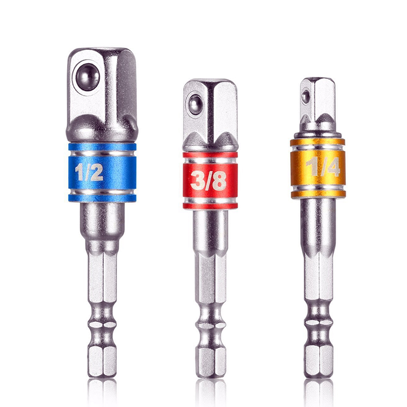 3 предмета 1/4 "3/8" 1/2 "разъем удлинителя силового сверла розетки наборы для ухода за кожей