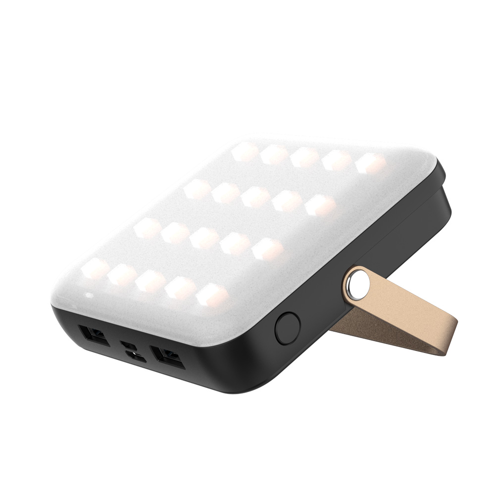 DC 5V 1A Двойной выход USB LED Наружное освещение кемпинг свет 800 люмен аварийный открытый крюк Фонарь