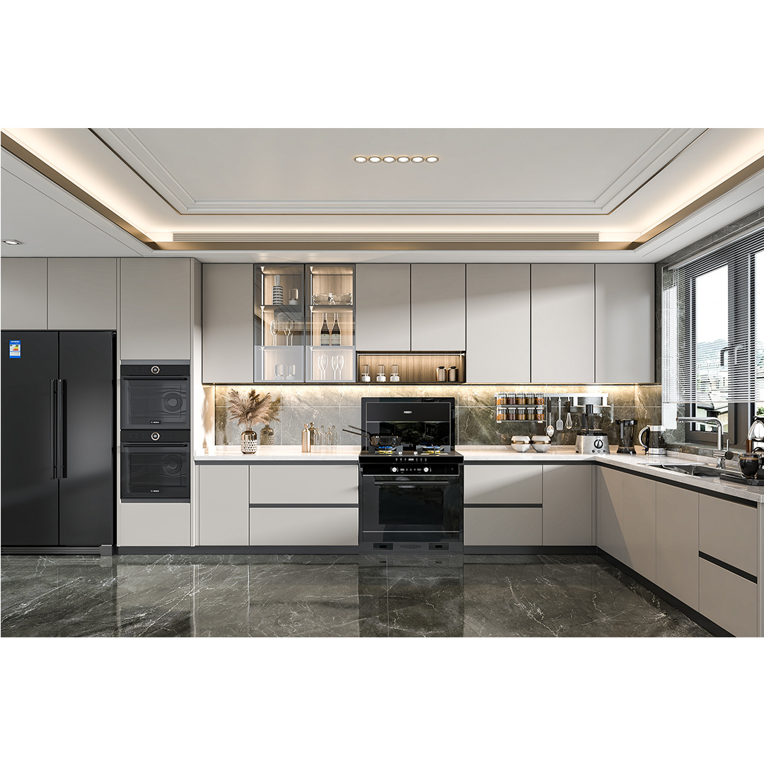 Kitchen Cabinets for the Whole House Custom Kitchen Household Quartz Stone Countertops Stove Cabinets Custom Osongan Core Board