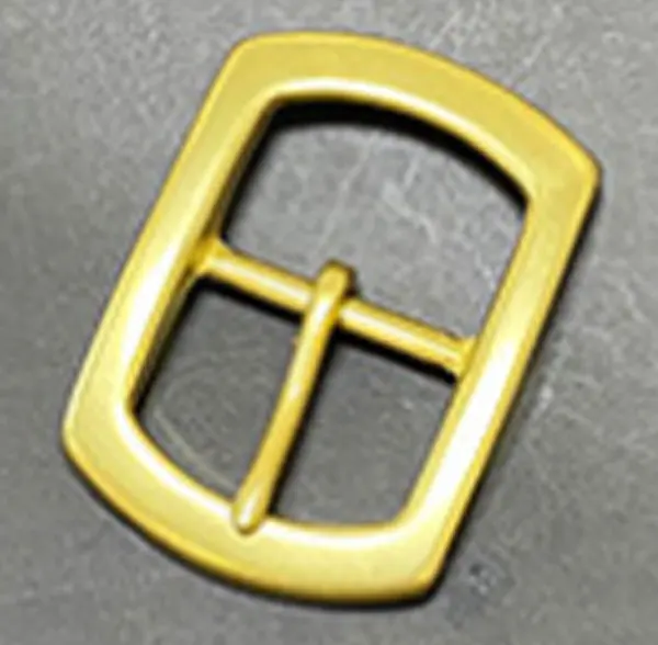 Designer Belt Buckle Direct Factory Inner Size 35mm Customized Solid Brass Pin Belt Buckle
