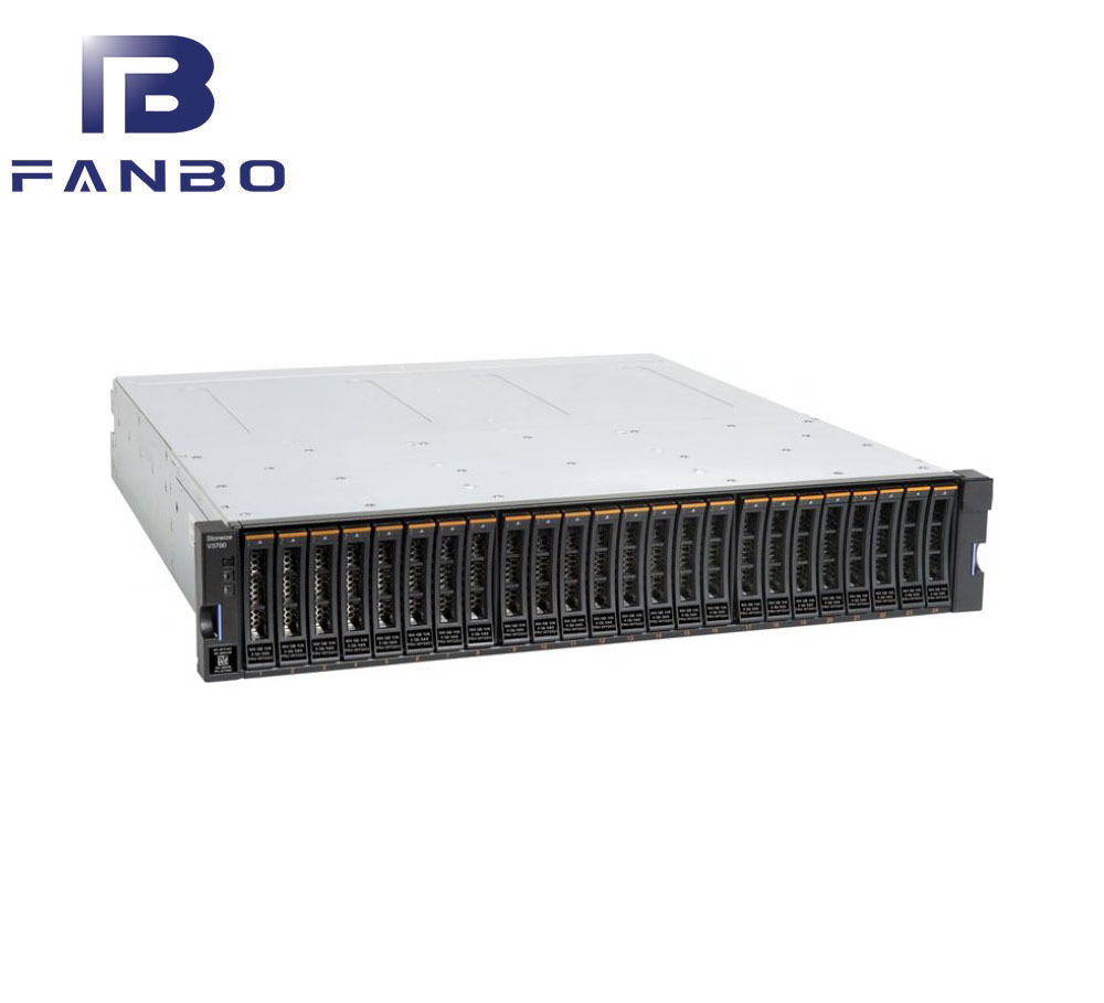 Storwize V3700 2,5-дюймовый хранения блок регулятора 6099S2C 6099-24C с волокнно-Оптической вилкой расширение хранения