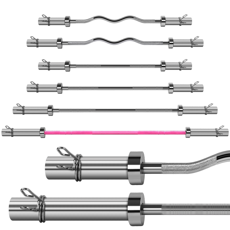 Gym Barra Olimpica 45Lbs 7Ft Weight Lifting Black Power Pink Olimpic 20Kg Bar 15Kg Weightlifting Weight Barbell Bar