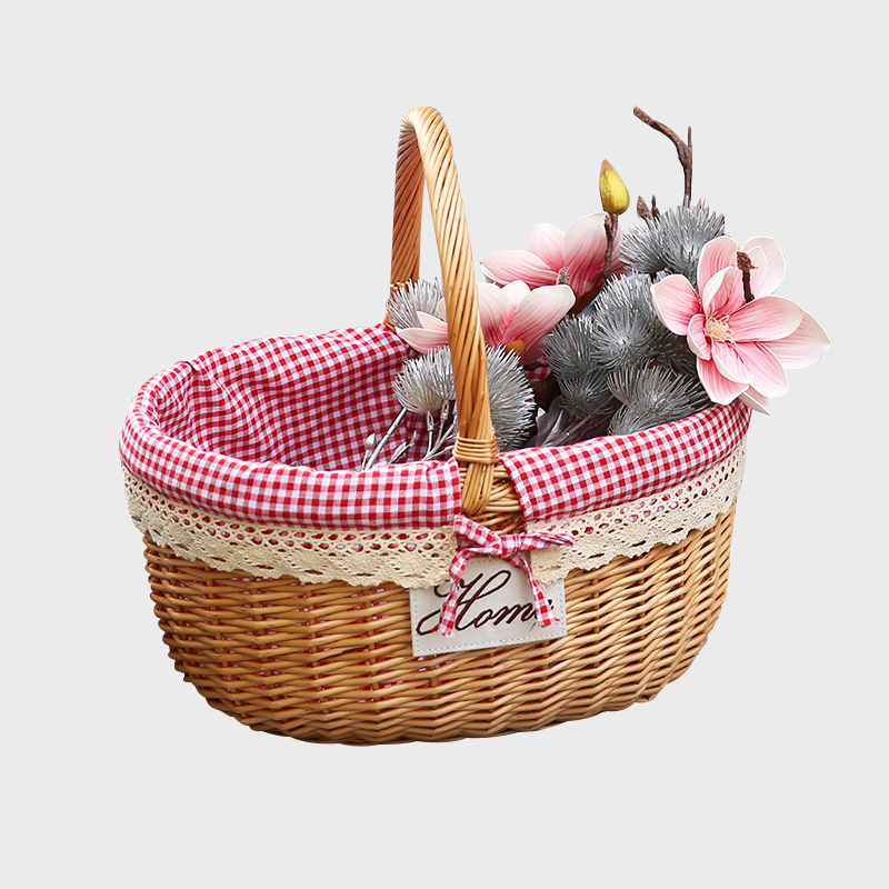 Substantial Supply Willow Wicker Rattan Flower Basket