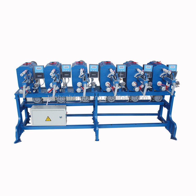Spool winder winding yarn rope making machine
