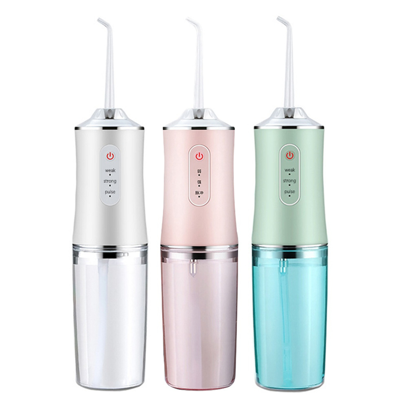 OEM 220Ml Water Flossing Teeth Cleaner Oral Irrigator Water Flosser For Teeth Healthy Ultrasonic Tooth Cleaner Dental