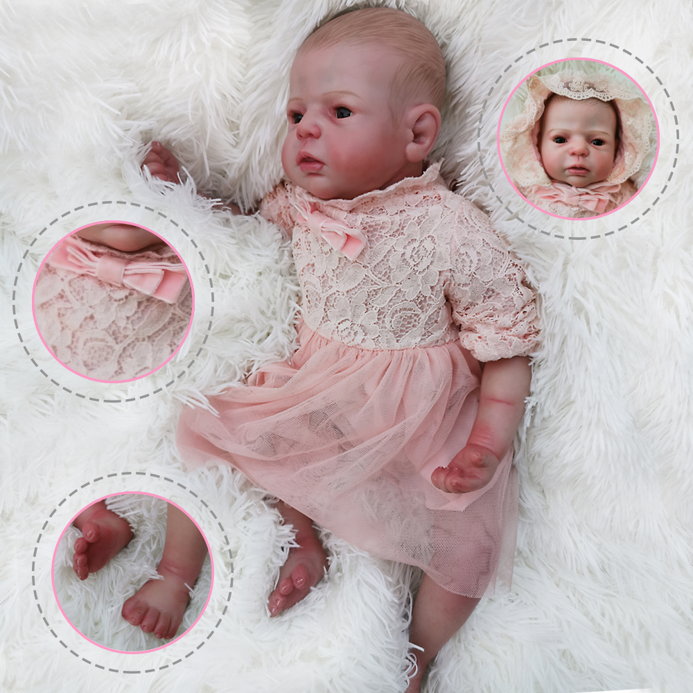 Фабрика OtardDolls, Кукла Реборн, 22 дюйма, реалистичные куклы-младенцы