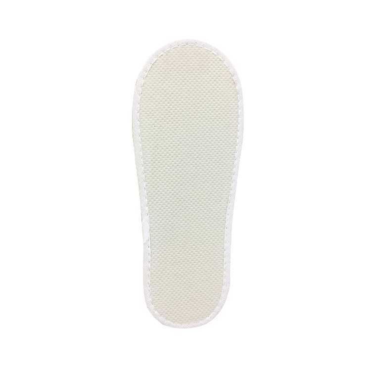 White Mules Luxury disposable hotel non-woven slippers for hotels